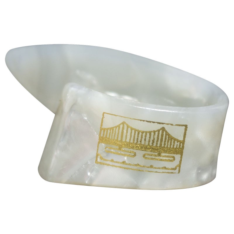 GOLDEN GATE اختيارات الإبهام من غولدن غيت GP-6-4PK بيلرويد - كبيرة - عبوة 4 - اختيارات إبهام بأسلوب عتيق للجيتار، البانجو، وأكثر - Image 1